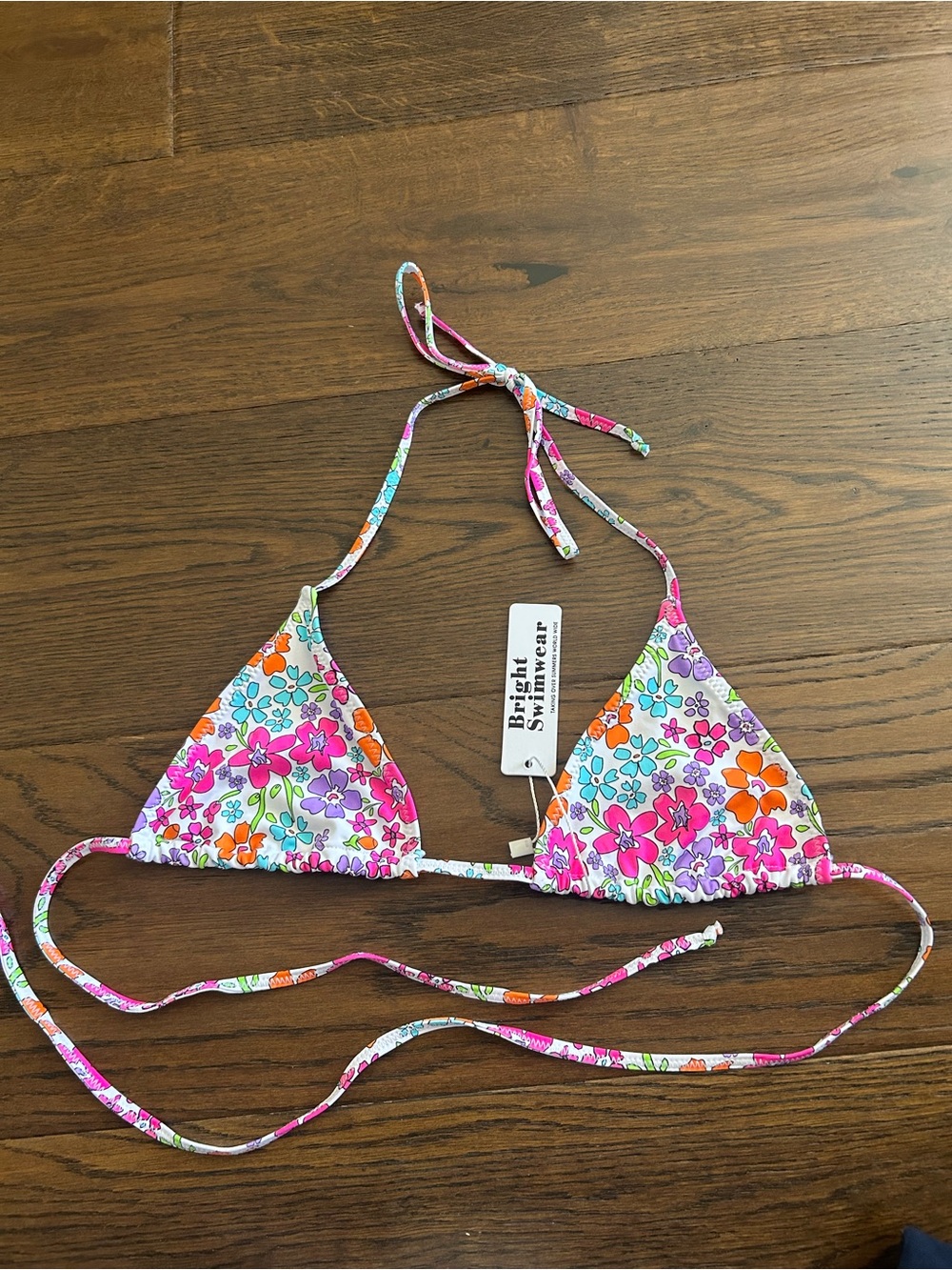 Bright Swimwear Triangle Bikini Top